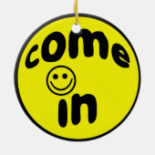 Deur Hanger voor Teen's Room Keramisch Ornament (Achterkant)