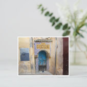 deur in medina briefkaart (Staand voorkant)