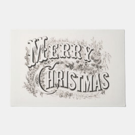 DEUR MAT: MERRY CHRISTMAS-ILLUSTRATIE DEURMAT