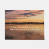 Deur Mat - Moge elke zonsopgang je hoop brengen (Voorkant)