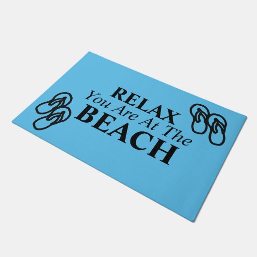 Deur Mat Relax bij strand (Schuin)