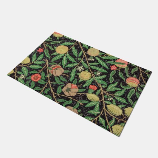 DEUR MAT : WILLIAM MORRIS : POMEGRANATEN (Schuin)