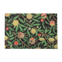 DEUR MAT : WILLIAM MORRIS : POMEGRANATEN