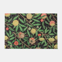 DEUR MAT : WILLIAM MORRIS : POMEGRANATEN