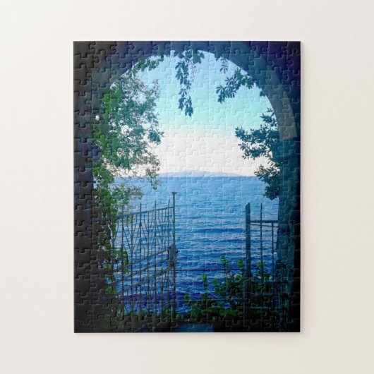 Deur naar het Ocean Mystical Fairy Tale Afbeelding Legpuzzel (Verticaal)