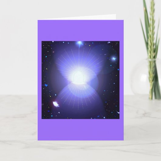 Deur naar het universum feestdagen kaart (Voorkant)