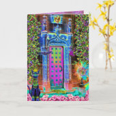 Deur naar nieuwe Beginningen- Zegen en Uitlegging Kaart (Gele Bloem)