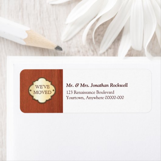 Deur Plaque Bewegende Aankondiging Label (Insitu)