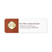 Deur Plaque Bewegende Aankondiging Label (Voorkant)