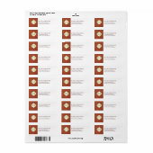 Deur Plaque Bewegende Aankondiging Label (Full Sheet)