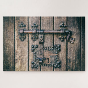 Deur slot van de Nossa Senhora da Pena kerk Legpuzzel