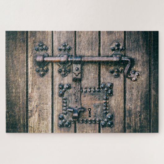 Deur slot van de Nossa Senhora da Pena kerk Legpuzzel (Horizontaal)