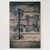 Deur slot van de Nossa Senhora da Pena kerk Legpuzzel (Verticaal)