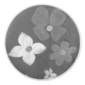 DEUR TREKBLOEM ONTWERP KERAMISCHE KNOP (Voorkant)