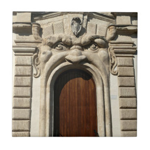 Deur van de Bibliotheca Hertziana. Rome, Italië - Tegeltje