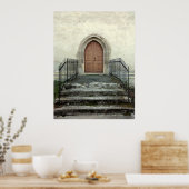 deur van de kerk poster (Keuken)