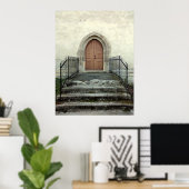 deur van de kerk poster (Thuiskantoor)