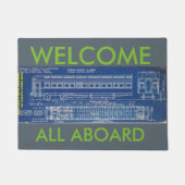 DEUR VAN DE MOTORPASSAGIER DEURMAT (Voorkant)