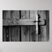 Deur van de oude schuur 3 poster (Voorkant)