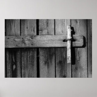 Deur van de oude schuur 3 poster