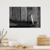 Deur van de oude schuur 9 poster (Keuken)