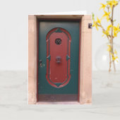 Deurarchitectuur Duitsland Briefkaart (Gele Bloem)