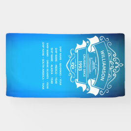 Deurbord van de stuurhut voor cruiseschepen spandoek