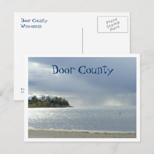 Deurdistrict, Briefkaart van Wisconsin (Voorkant / Achterkant)