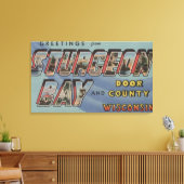 Deurdistrict - Grote letterscènes Canvas Afdruk (Insitu (Woonkamer))