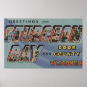 Deurdistrict - Grote letterscènes Poster (Voorkant)