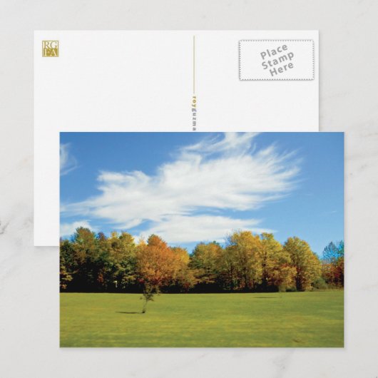 Deuren County Herfst Briefkaart (Voorkant / Achterkant)