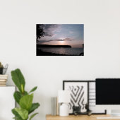 Deuren County Sunset in Wisconsin Poster (Thuiskantoor)