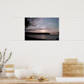 Deuren County Sunset in Wisconsin Poster (Keuken)