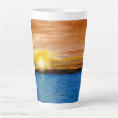 Deuren County Sunset Latte Mok (Voorkant)