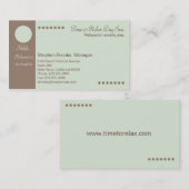 Deuren Hanger Day Spa Visitekaartje (Voorkant / Achterkant)