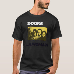 Deuren L.A. Vrouw Gemengde tekst Klassieke T-shirt