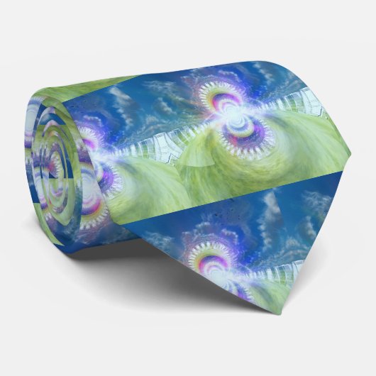 Deuren naar fractale afmetingen stropdas (Opgerold)