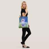 Deuren naar fractale afmetingen tote bag (Op model)