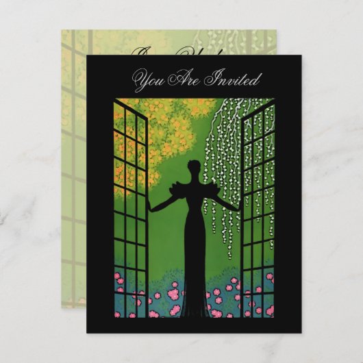 Deuren openen ~ Uitnodigingen (Voorkant / Achterkant)