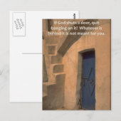 Deuren sluiten briefkaart (Voorkant / Achterkant)