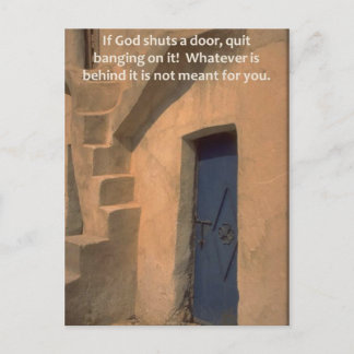 Deuren sluiten briefkaart