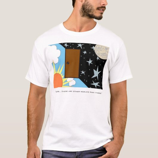 Deuren tussen de werelden t-shirt (Voorkant)