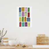 Deuren van 28 x 20 inch, voordelig Poster (Keuken)