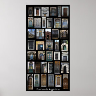 Deuren van Argentinië Poster