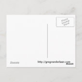 Deuren van briefkaart voor waarneming (Achterkant)