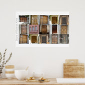 Deuren van Buenos Aires Poster (Keuken)