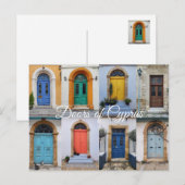 Deuren van Cyprus Briefkaart (Voorkant / Achterkant)