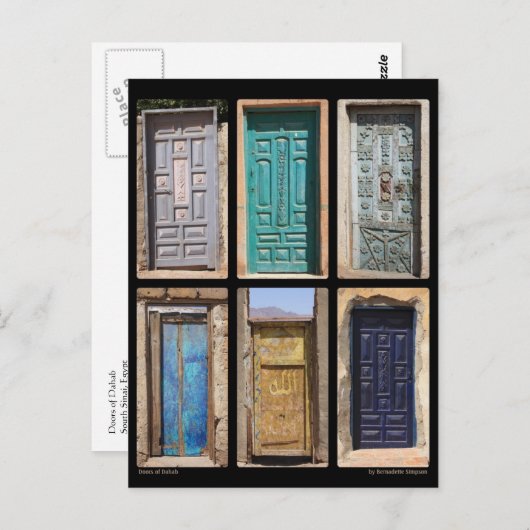 Deuren van Dahab Briefkaart (Voorkant / Achterkant)