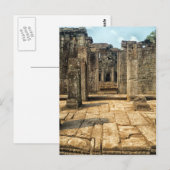 Deuren van de buitenkant, kuipen van de Bayon Temp Briefkaart (Voorkant / Achterkant)