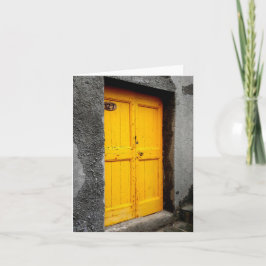 Deuren van de Kaart van de Nota van Cinque Terre